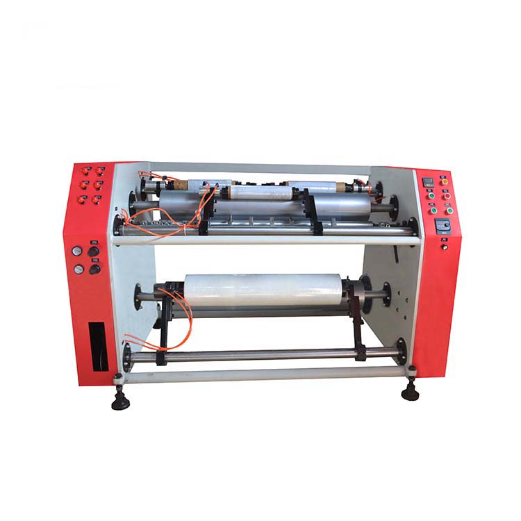 2 Shaft Semi Automatic Stretch Film Slitting Machine, PPD-SFS1000
