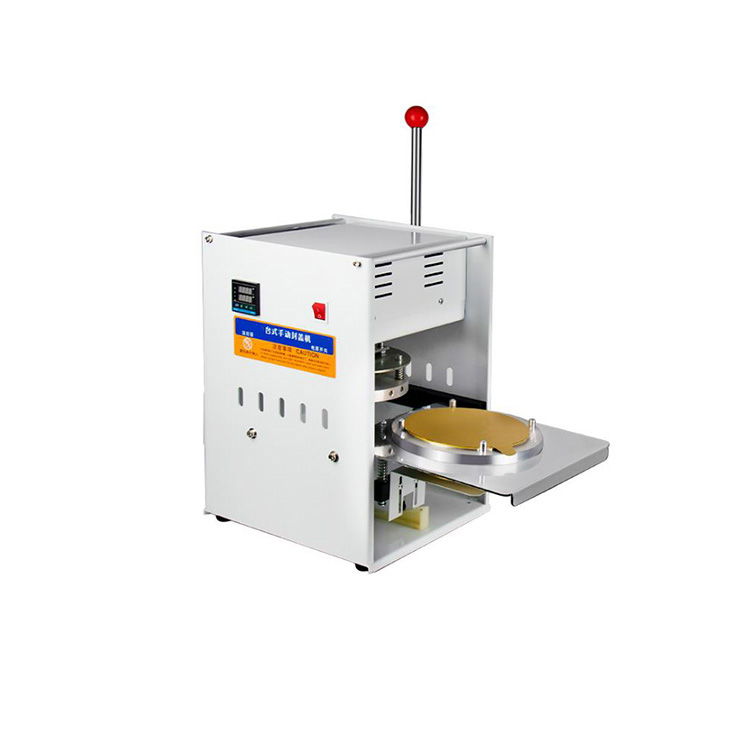 Machine manuelle de cachetage de couvercle de récipient de papier d'aluminium, PPD-AFCS325