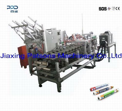 Máquina automática de envasado retráctil para rollos de papel de aluminio., PPD-SP450