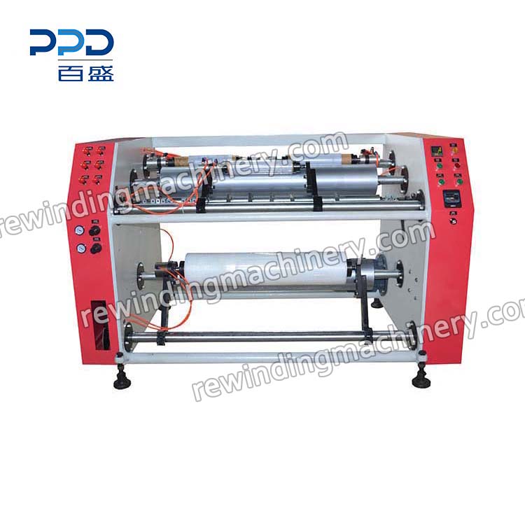 Cling Film Stretch Film Perforation Slitting Rewinding Machine, PPD-CFP1000