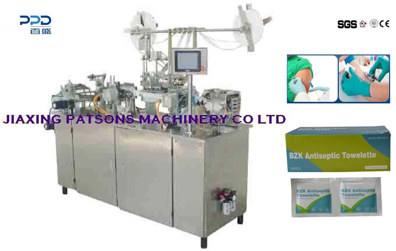 Máquina para fabricar toallitas antisépticas completamente automática, PPD-ATM