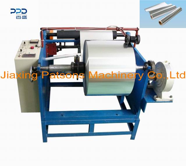 Máquina manual de rebobinamento de papel alumínio doméstico, PPD-MAR500
