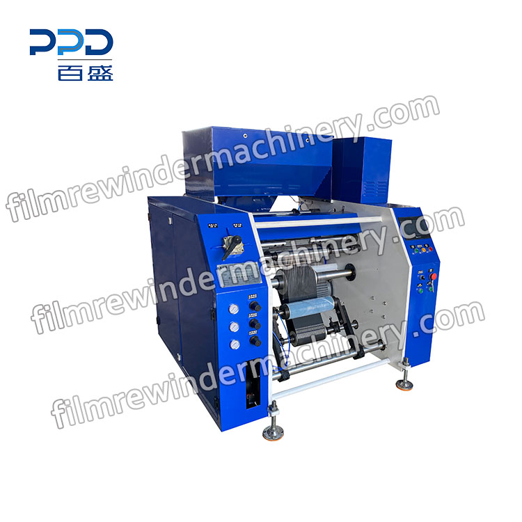 New Design Fully Auto 5 Shaft Cling Film Rewinder With Perforation Line, PPD-5SPR300